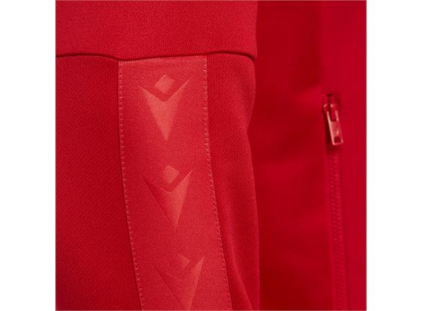 Shiva Full Zip Top RØD/HVIT XXL Teknisk jakke med børstet foring- Unisex 