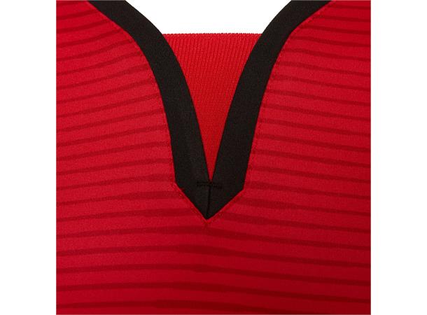 Canopus Shirt Shortsleeve RED/BLK XXS Elegant teknisk t-skjorte - Unisex 