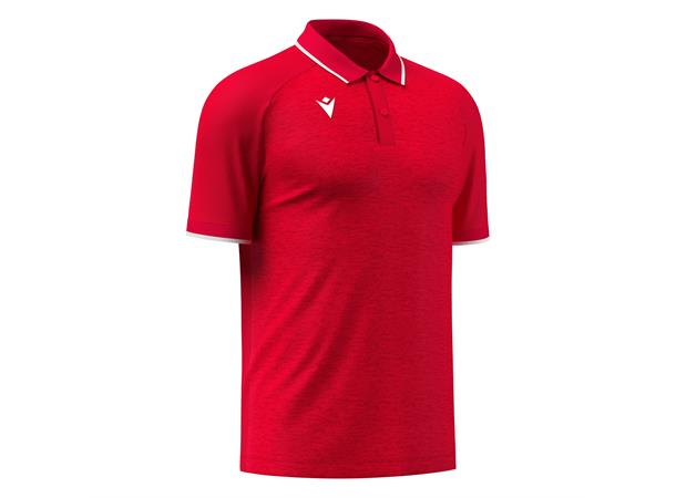 Aulos Polo RED/WHT 3XL Teknisk poloskjorte - Unisex 